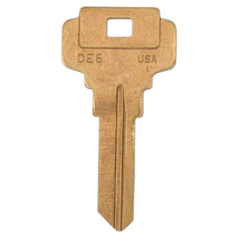 ILCO DE6 D1054K Dexter Lockset Key Blank – Brass – 50 Pack