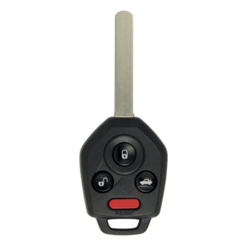 Keyless2Go 4 Button Remote Key Combo Replacement for Subaru CWTWB1U811 / 57497-AJ10A / DAT17 / 4D60, SUB-KH4-035-AFB-ZZZZ-001