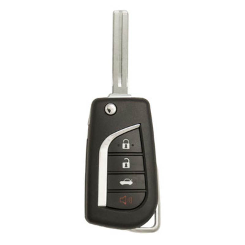 Keyless2Go Toyota 4 Button Flip Key for US Models, HYQ12BFB, 89070-06790, 315 MHz – Premium Aftermarket