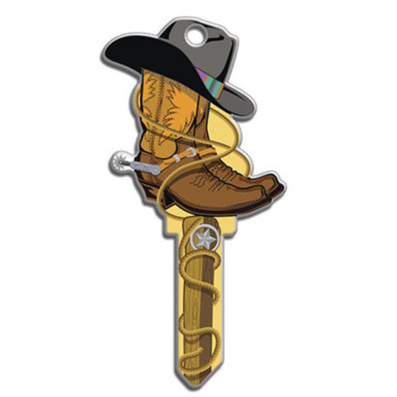 Lucky Line Key Shapes Cowboy  – 5 Pack – Schlage SC