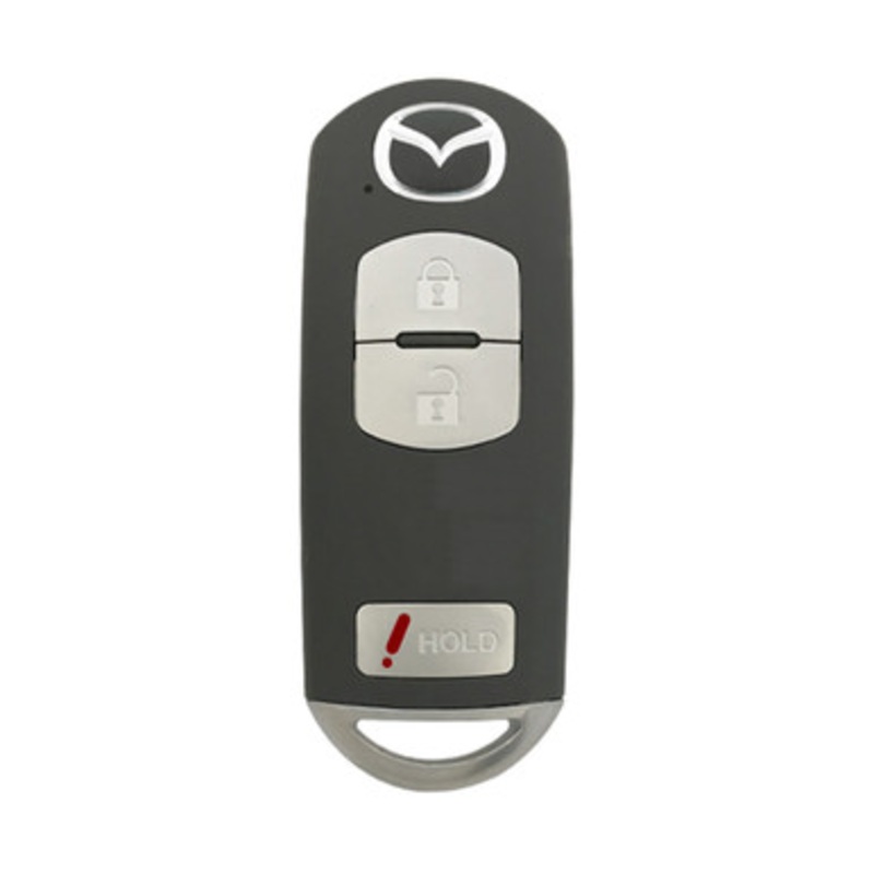 Mazda 3 Button Smart Key WAZX1T768SKE11A03, BCY1-67-5RY, 315 MHz – Refurbished, Grade A