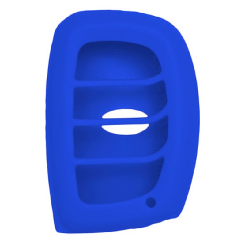 Replacement Silicone Jacket Keyless Remote Cover HYKIK84 for Hyundai 4 Button Smart Key FCC ID: SY5MDFNA433 – Blue