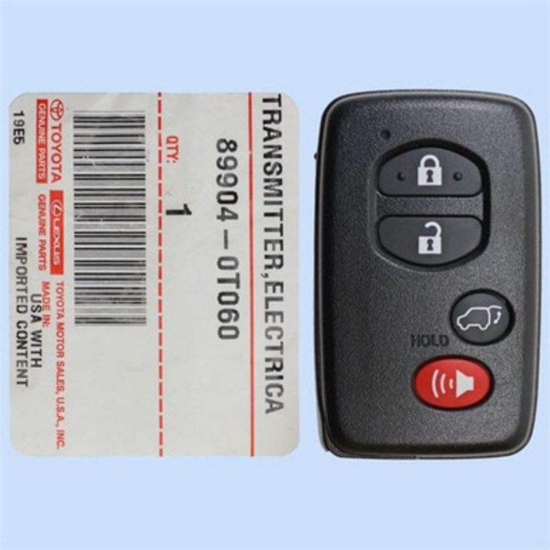 Toyota 4 Button Proximity Smart Key (GNE Board – 5290) HYQ14ACX, 89904-0T060, 315 MHz – New OEM