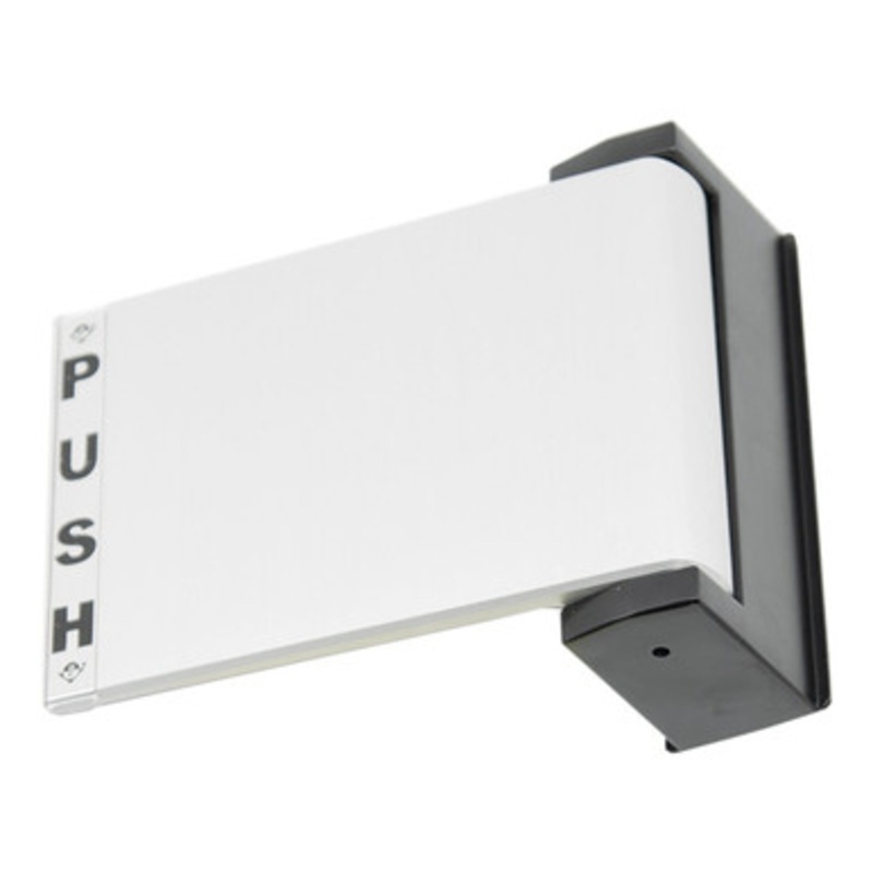 Adams Rite 4590 Deadlatch Paddle For 4300/4500/4900 Deadlatch Series  – Pull To Left – 1-3/4 Inch Doors – Clear Anodized