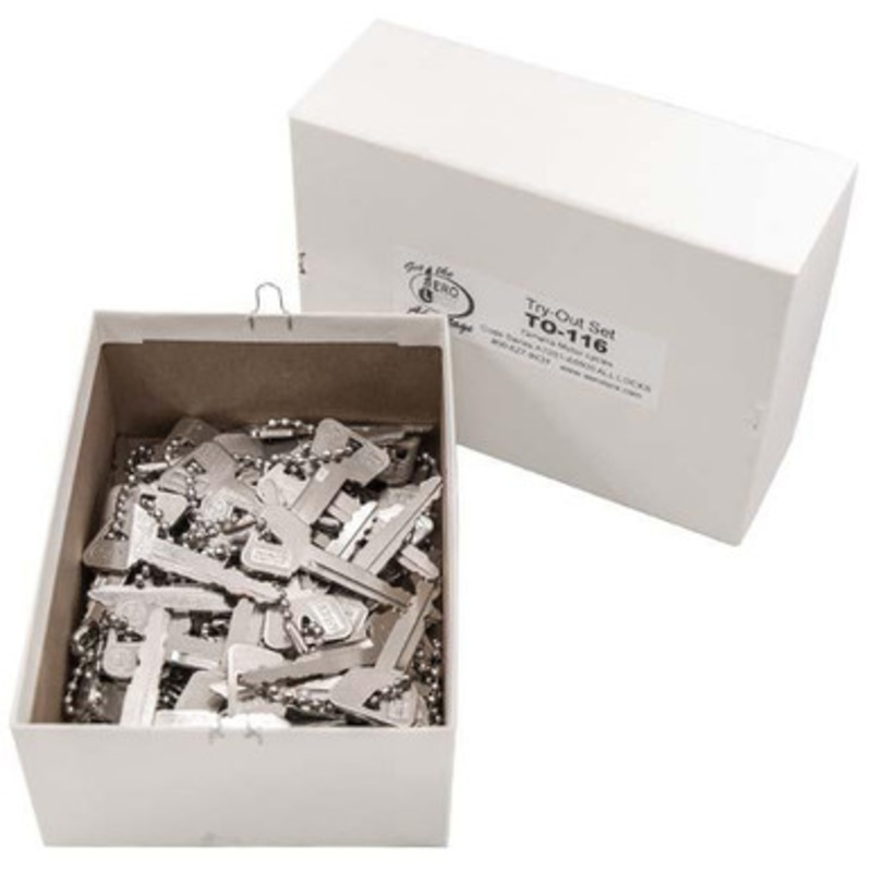 Aero Lock YM63 Tryout Keys Set Yamaha, Suzuki ATV and Motorcycles 1993 & Up – Code Series: A7001-A8500 – 63 Keys