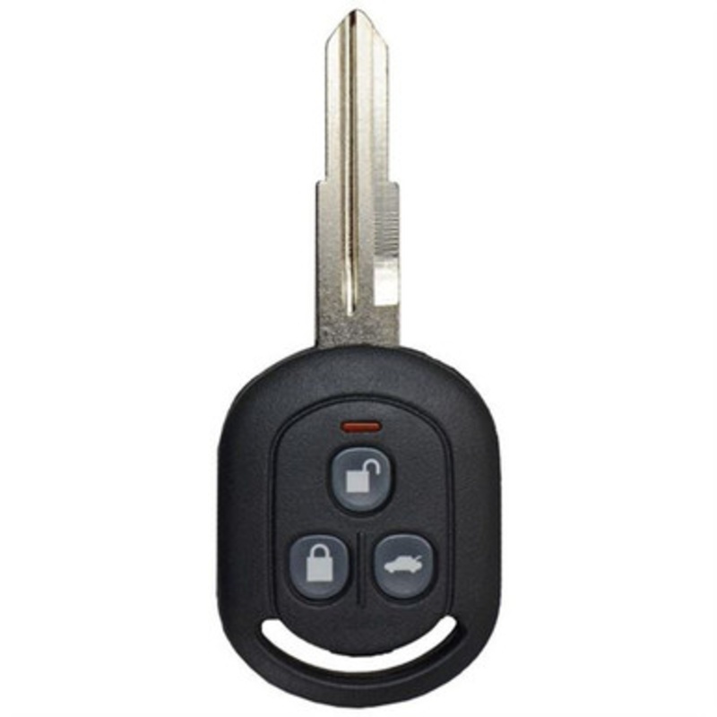 Chevrolet 3 Button Remote Head Key Non-Chipped VQQRK960NAT, 95960309, 315 MHz – Refurbished, Recase