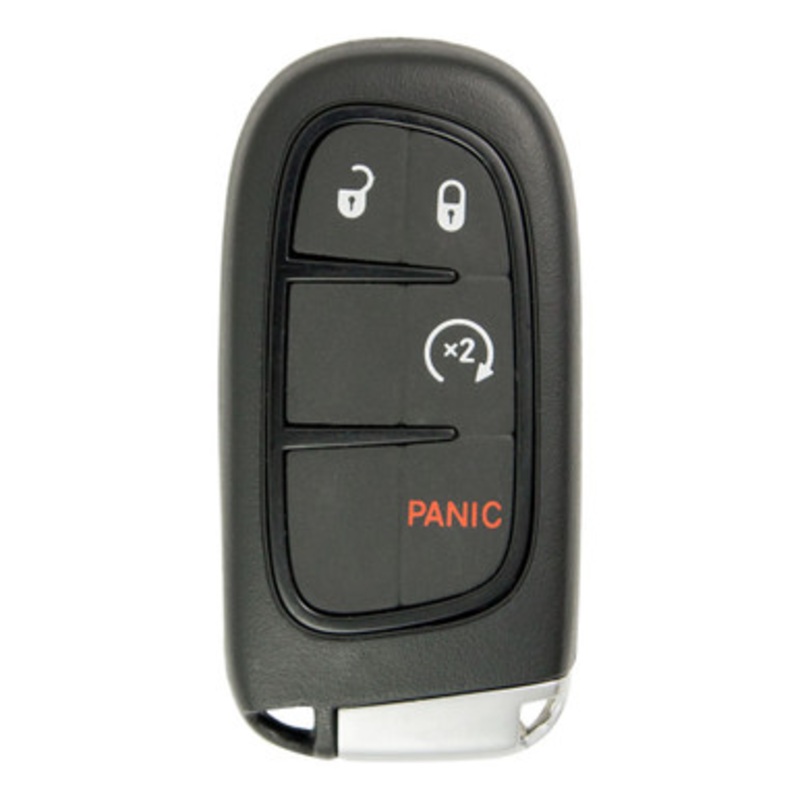 Keyless2Go Jeep 4-Button Smart Key GQ4-54T 68105078AG 433 MHz, Premium Aftermarket