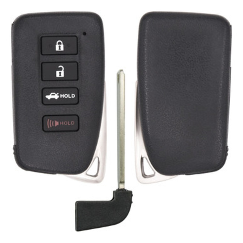 4 Button Shell For Lexus Smart Proximity Remote Key HYQ14FBA