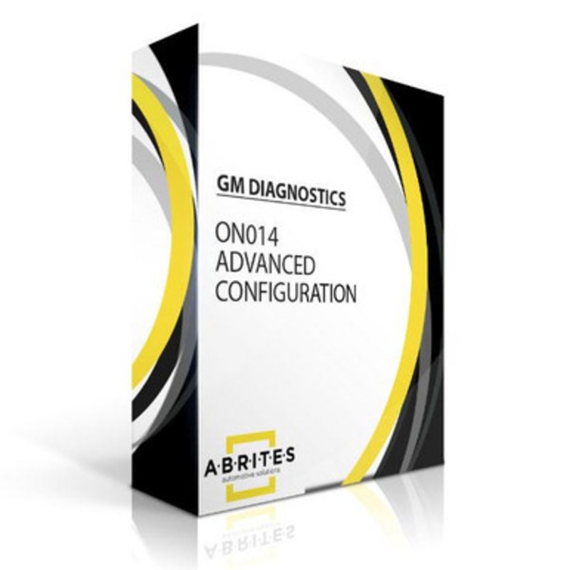 ABRITES ON014 Advanced Configuration For GM Diagnostics – Software