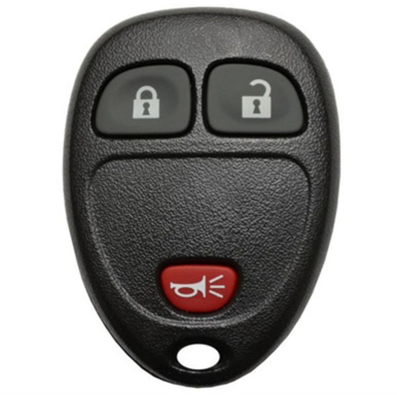 Buick Cadillac Chevrolet 3-Button Remote OUC60221 OUC60270 15913420 – Refurbished Recase