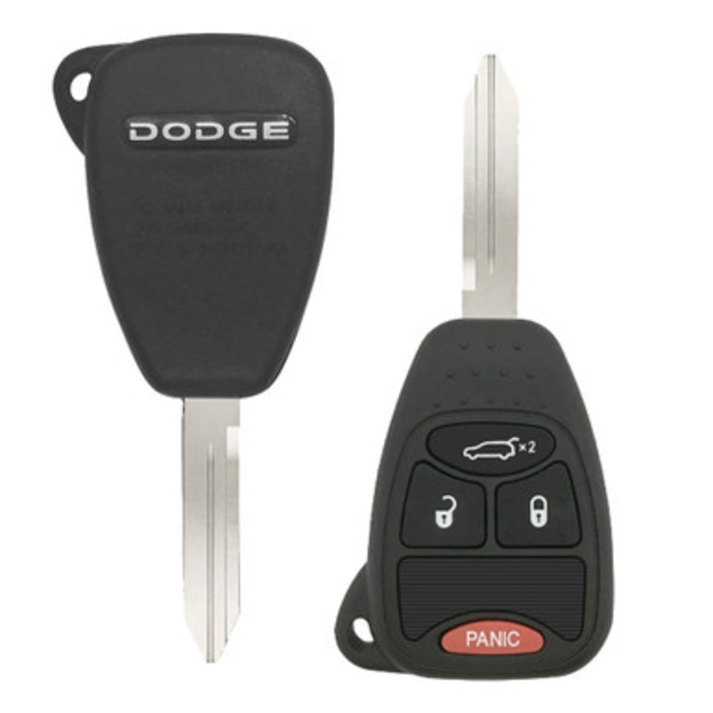 Dodge 4 Button Remote Head Key OHT692427AA 05191964 AA 182196