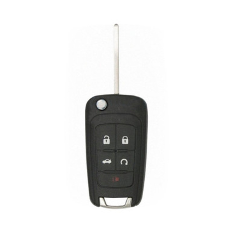 GM 5 Button Non-PEPS Remote Flip Key OHT01060512, 315 MHz – Refurbished, Grade A