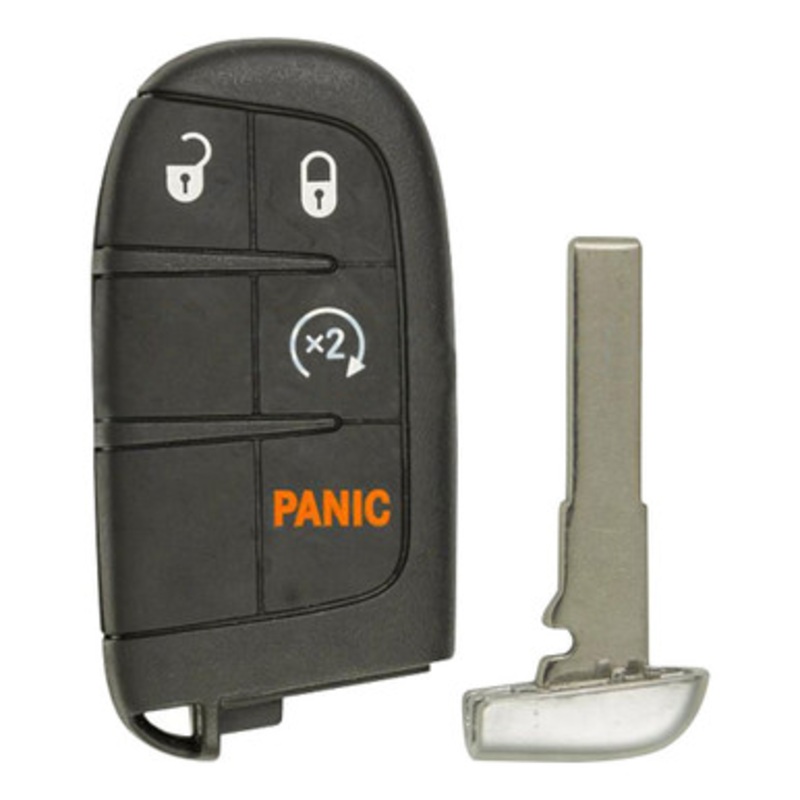Jeep 4-Button Smart Key M3N-40821302 68250337AB 433 MHz, New OEM