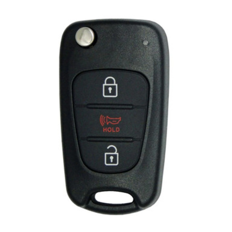Kia 3 Button Remote Head Key – Refurbished, Grade A