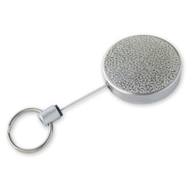 Lucky Line Standard-Size Heavy-Duty Key Reel Stainless Steel 48-Inch Cord – 1 Pcs – Carded