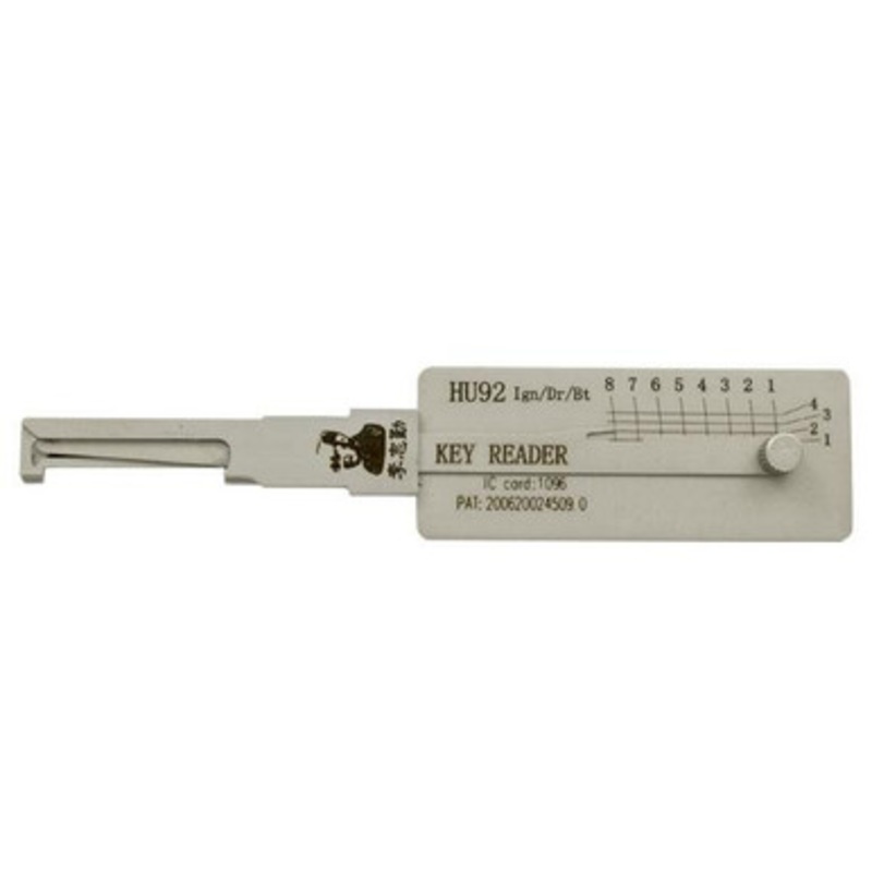 Original Lishi Decoder Reader HU92 HU92 BMW – Ignition / Door Pre-2006 / Trunk – Anti Glare