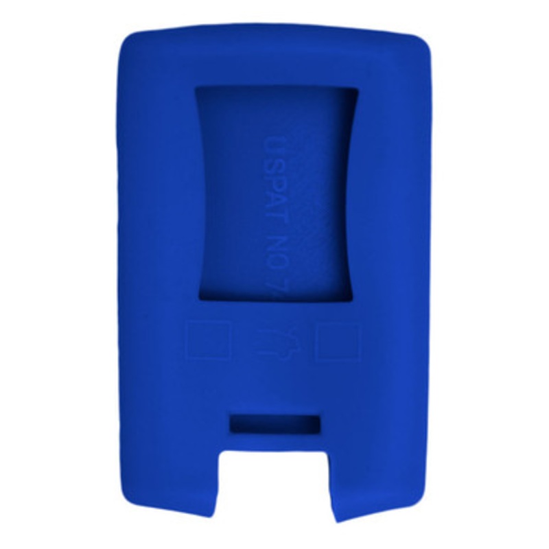 Replacement Silicone Jacket Keyless Remote Cover GMC75 for GM 4 Button Smart Key for Corvette FCC ID: M3N5WY7777A – Blue