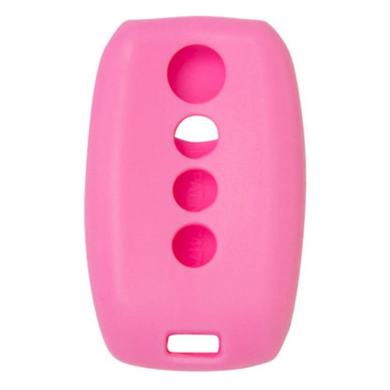 Replacement Silicone Jacket Keyless Remote Cover HYKIK74 for Kia 4 Button Proximity Smart Key FCC ID: SY5XMFNA433 – Pink