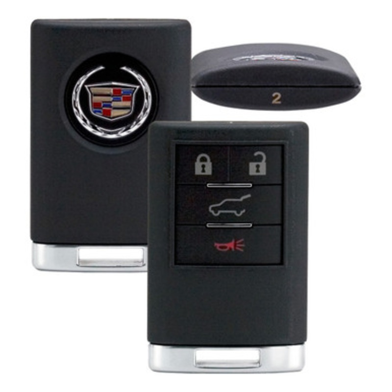Strattec 4 Button Remote Key Fob 22889452 for Cadillac CTS Wagon – Driver 2