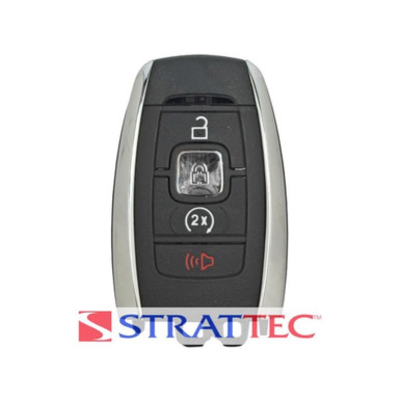 STRATTEC Lincoln Logo (5929516) 164-R8155 4-Button Smart Key for Lincoln (902 MHZ) – 2 Way