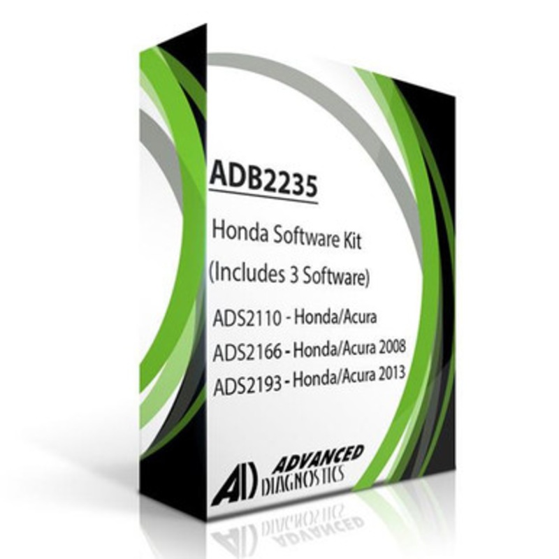 Advanced Diagnostics Smart Pro ADB2235 Honda Software Kit TT0452XXXX (Includes 3 Software)