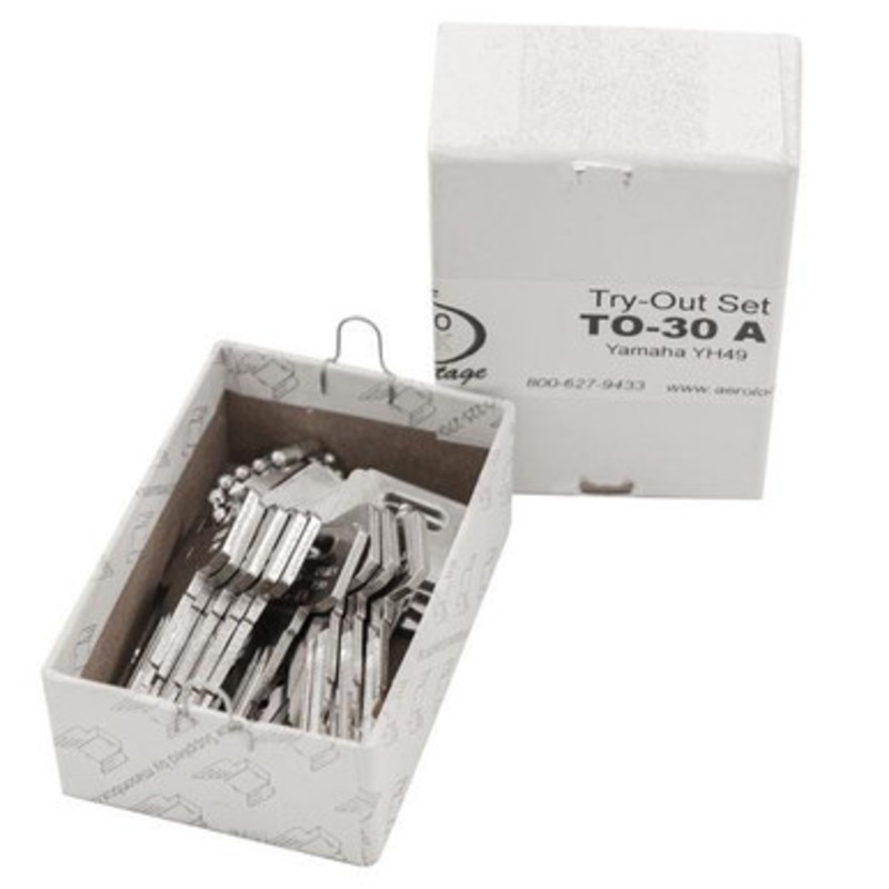 Aero Lock YH49 Tryout Keys Set Yamaha, Suzuki ATV and Motorcycles 1981 & Up – Code Series: D – 16 Keys