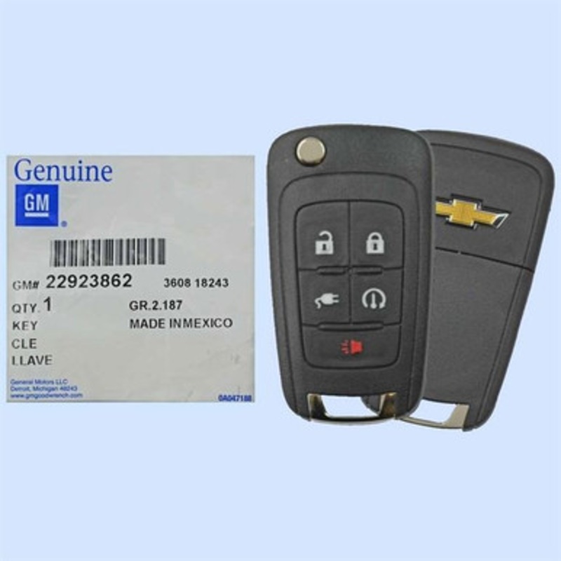 CHEVROLET VOLT OHT05918179 / P4O9MK74946931 5 Button Proximity Key – New OEM