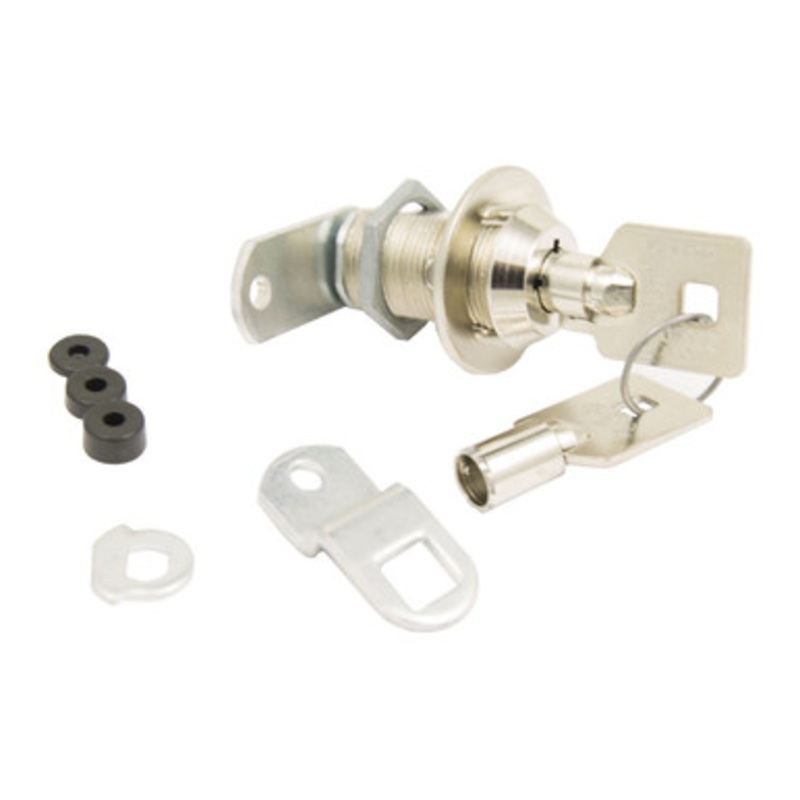 Compx Pin Tumbler Cam Lock 1-5/32 Cam Keyed Alike 80 – US26 Bright Chrome