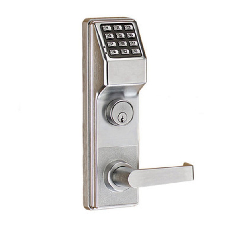 DL2700CRL T2 Trilogy Digital Keypad Lock with Straight Lever Classroom Left Hand By Alarm Lock – 26D