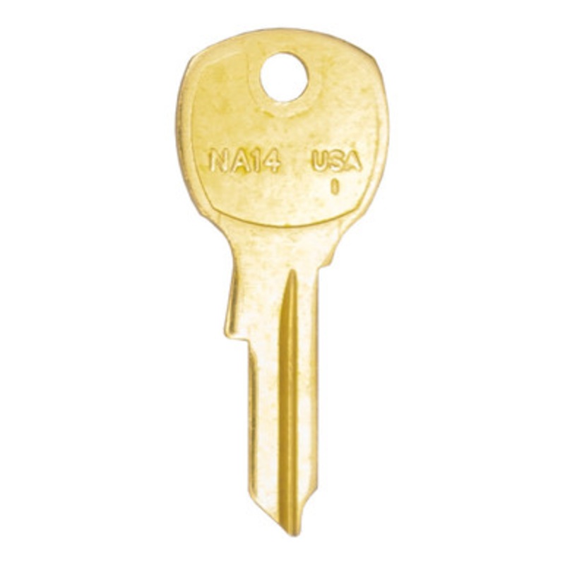 ILCO NA14 1069L National Cabinet Key Blank – Brass – 50 Pack