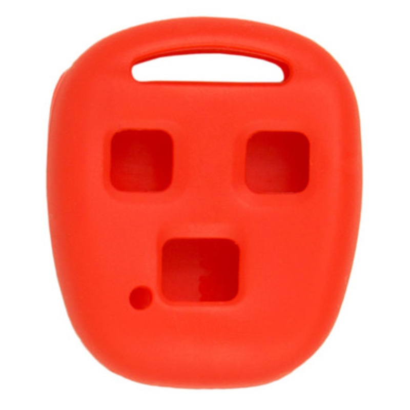 Replacement Silicone Jacket Keyless Remote Cover LXUS123 for Lexus – Red