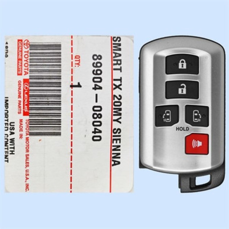 Toyota 5 Button Proximity Key HYQ14ADR 89904-08040 – New OEM