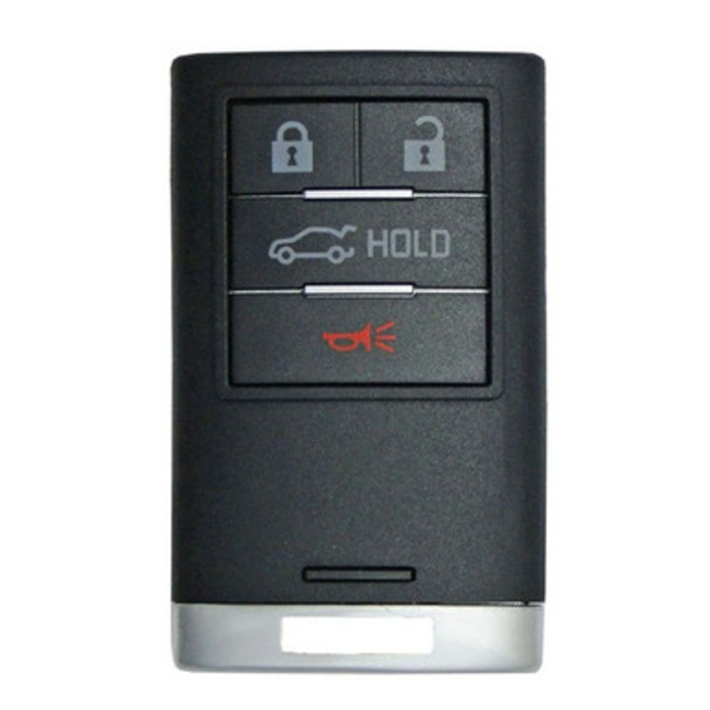 Cadillac 4 Button Smart Key NBG009768T, 22856929, 315 MHz – Refurbished, Recase