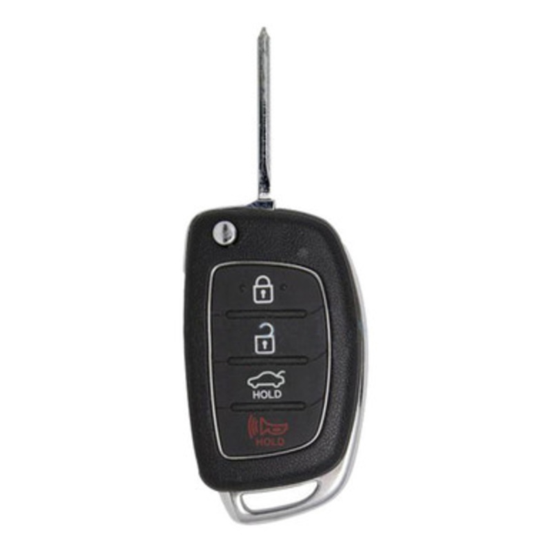 Hyundai 4 Button Remote Flip Key TQ8-RKE-4F25 (LF 4BT), 95430-C1210, 433 MHz – Refurbished, Grade B