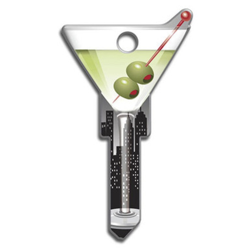 Lucky Line Key Shapes Martini  – 5 Pack – Kwikset KW