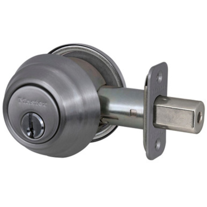 Master Lock DSH0615KA4S Single Cylinder Deadbolt SC1 – Grade 1 – Satin Nickel