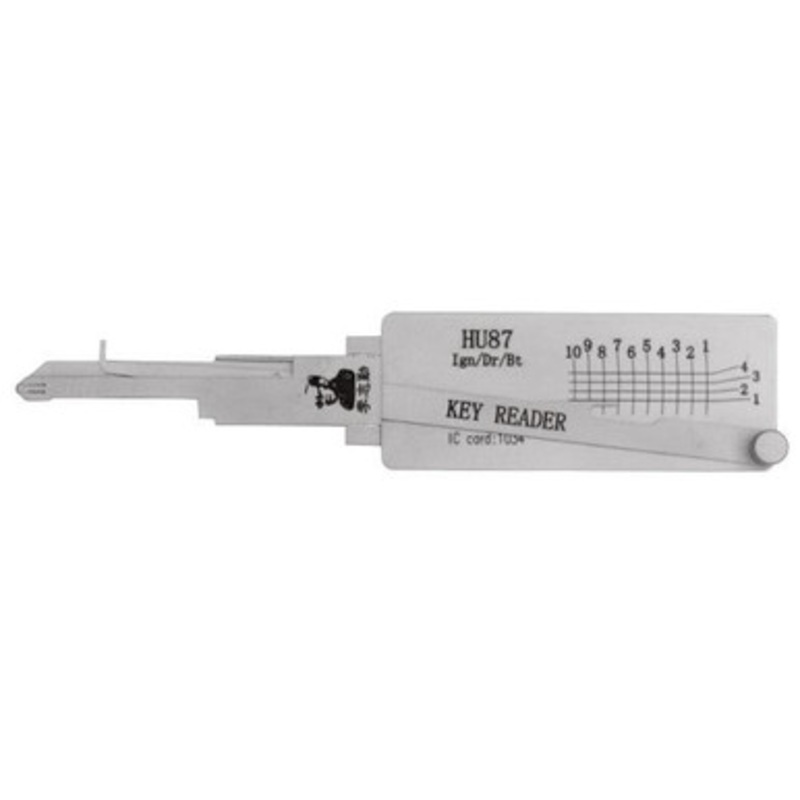 Original Lishi HU87 HU133 Decoder For Suzuki – Ignition/Door/Trunk – Anti Glare