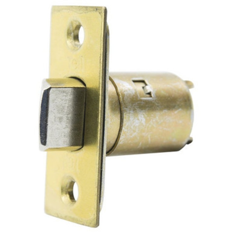 PLS K3LU Grade 3 Knob Latch Unguarded ADJ –  Bright Brass US3