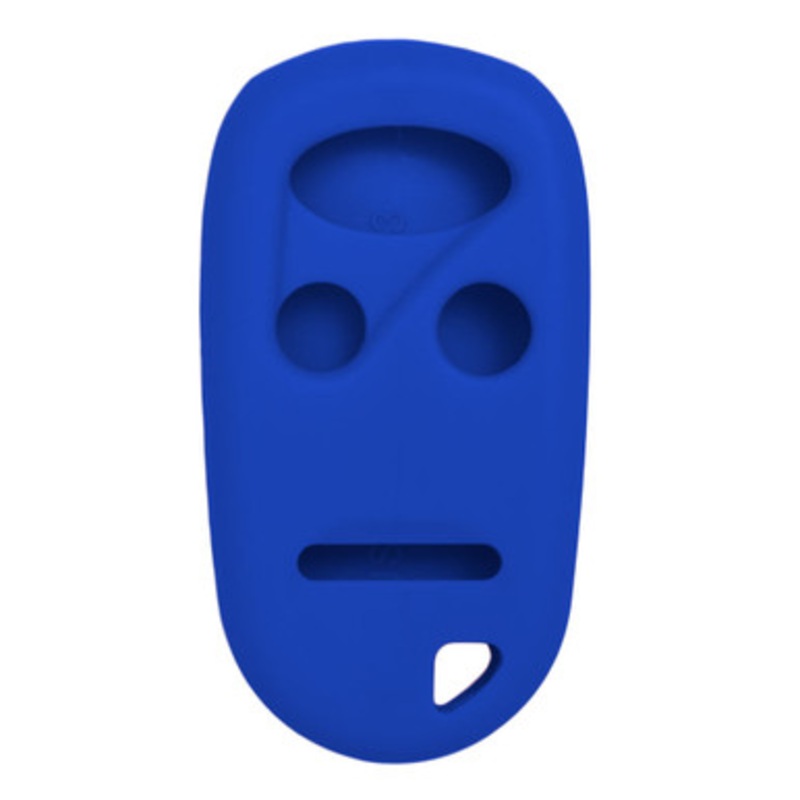 Replacement Silicone Jacket Keyless Remote Cover HNDAD24 for Honda 4 Button Remote FCC ID: K0BUTAH2T – Blue