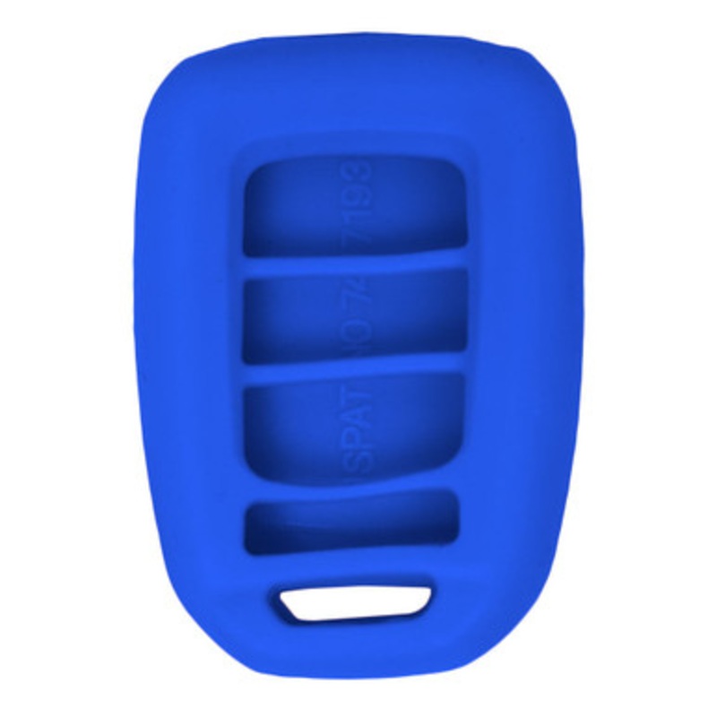 Replacement Silicone Jacket Keyless Remote Cover HNDAD94 for Honda 4 Button Remote Key FCC ID: MLBHLIK6-1T – Blue