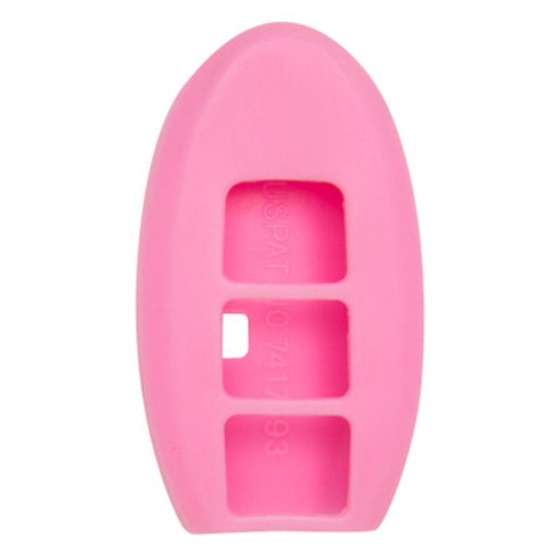 Replacement Silicone Jacket Keyless Remote Cover NSSNF33 for Nissan – Pink