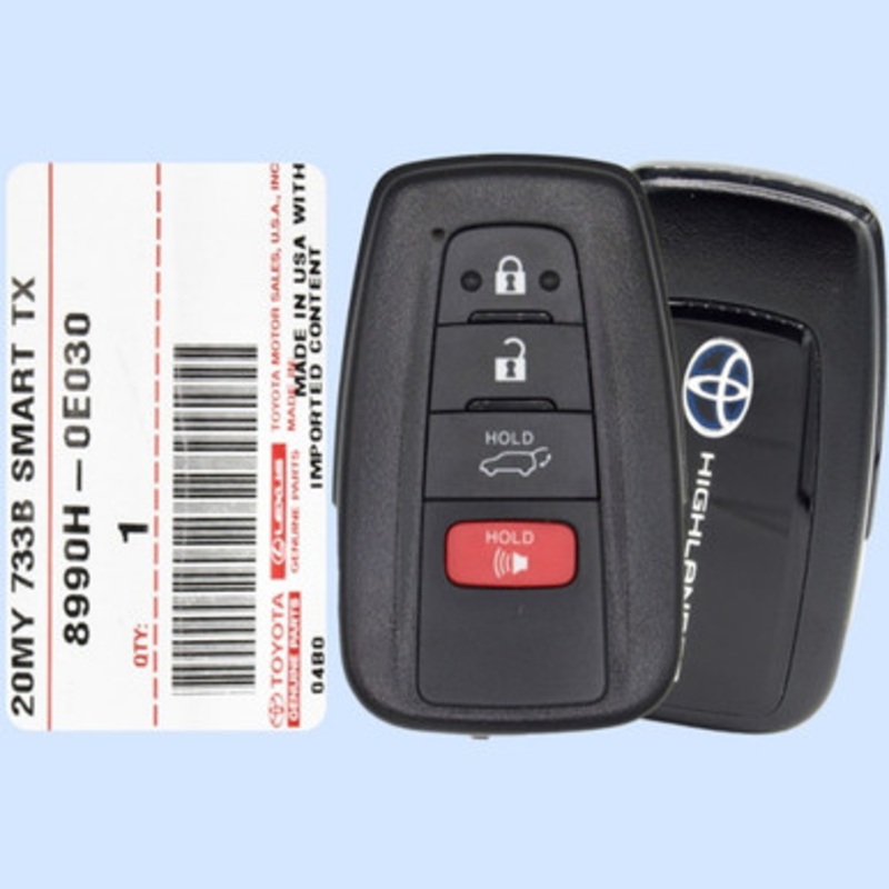 Toyota 4 Button Proximity Key HYQ14FBC – New OEM 172509