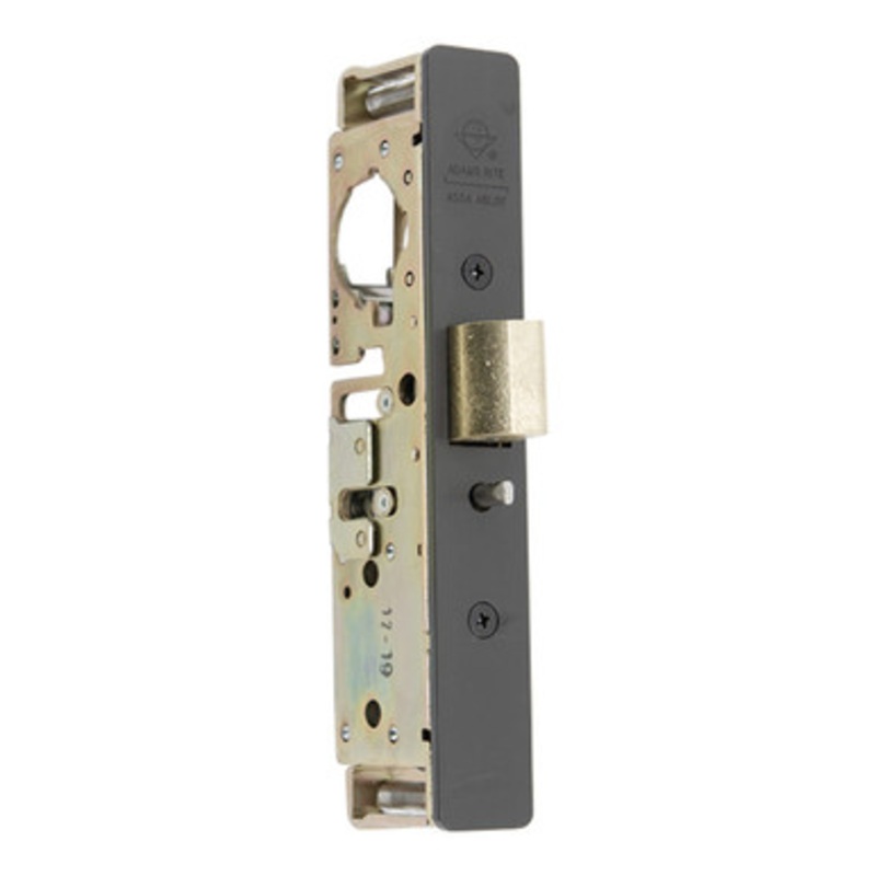Adams Rite 4900 HD Deadlatch, Standard Faceplate, 1-1/8 Backset, LH/RHR, 2-5/8 Strike – Dark Bronze