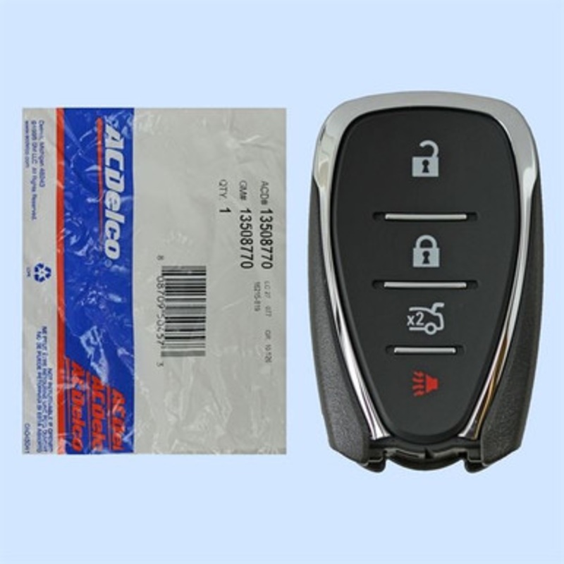 Chevrolet 4 Button Smart Key HYQ4AA, 13529661, 315 MHz – New, OEM