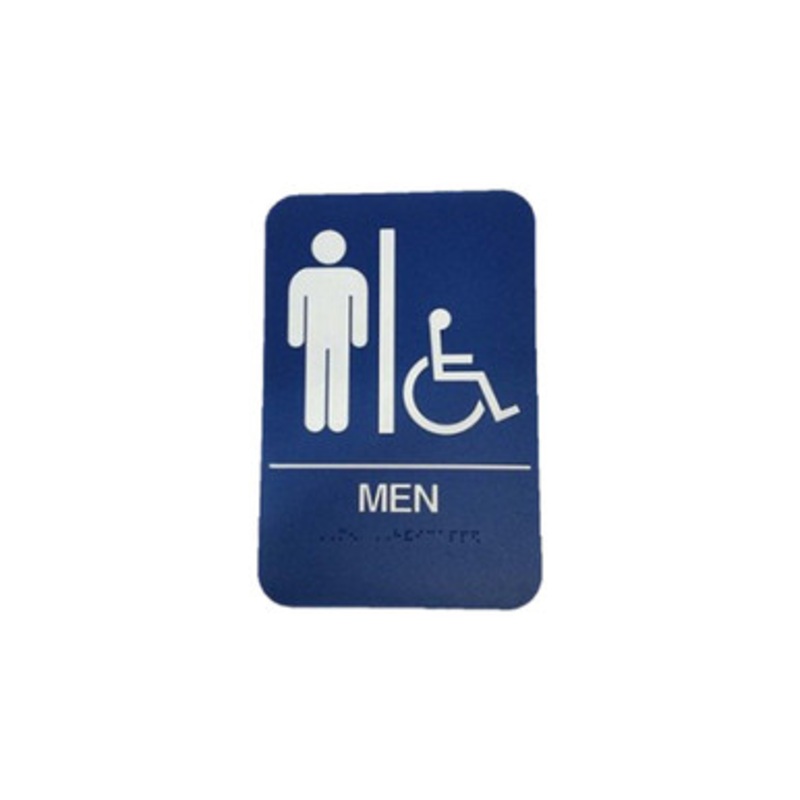 DON-JO HS-9070-01 Men Ada Sign
