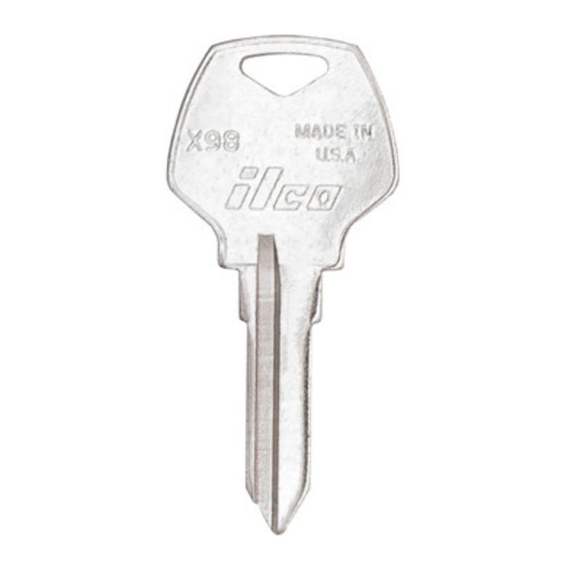 ILCO X98 Motorcycle Mechanical Key, Pack of 10