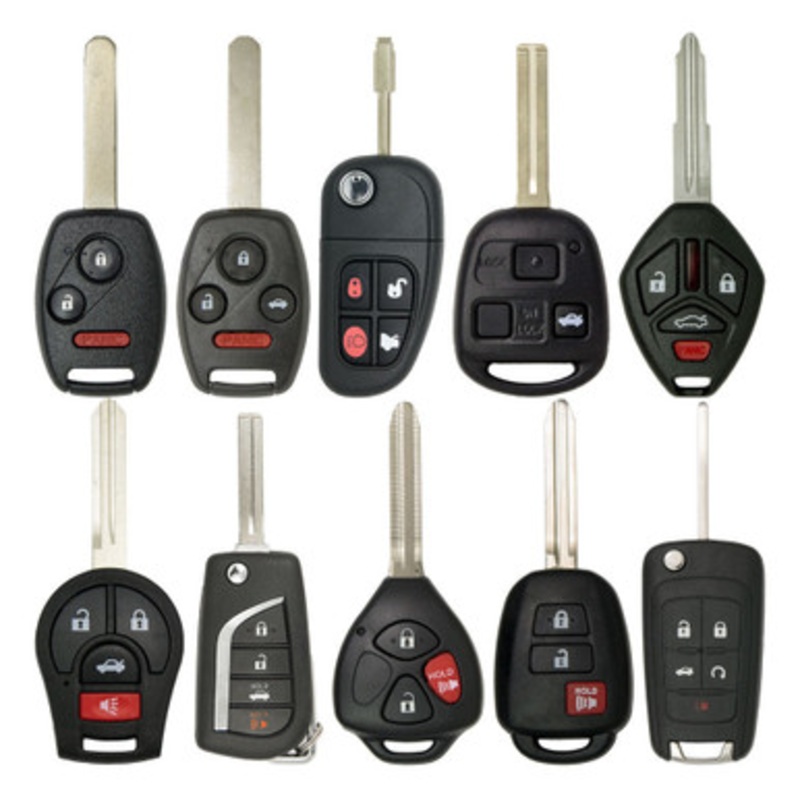 Keyless2Go Starter Pack of Replacement Remote Head Keys – Version 1