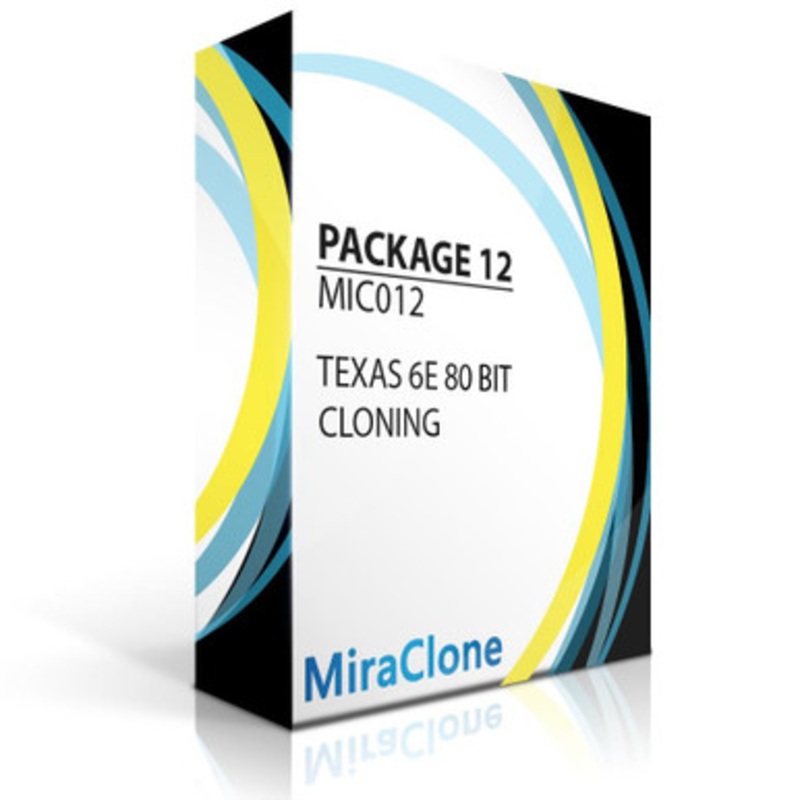 MiraClone Cloning Software – Texas 6e/4d DST 80-bit transponders – Package 12
