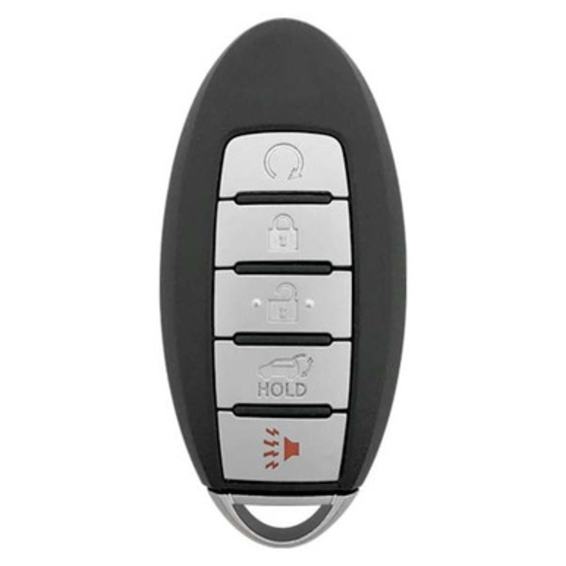 Nissan/Infiniti 5 Button Proximity Key KR5S180144014 285E3-3JA5A, 285E3-9NB5A, CONTINENTAL: S180144014 – Refurbished, Recase