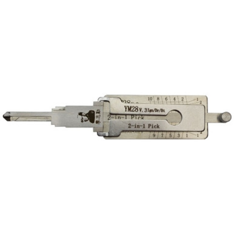 Original Lishi YM28 V.3 2 in 1 Pick